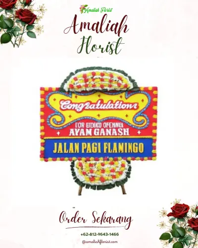 Bunga Papan Congratulation di Tegalmulya